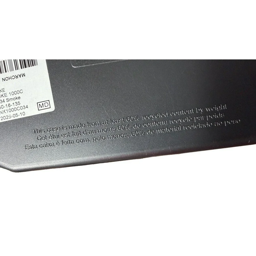 Nike Vision Black Hard Shell Eyeglasses Sunglasses Case Swoosh Logo New